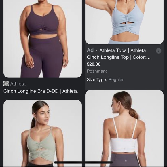 LOT OF 2 AVAILABLE—-Cinch longline bra D-DD (lot or sold individually) - Picture 2 of 3